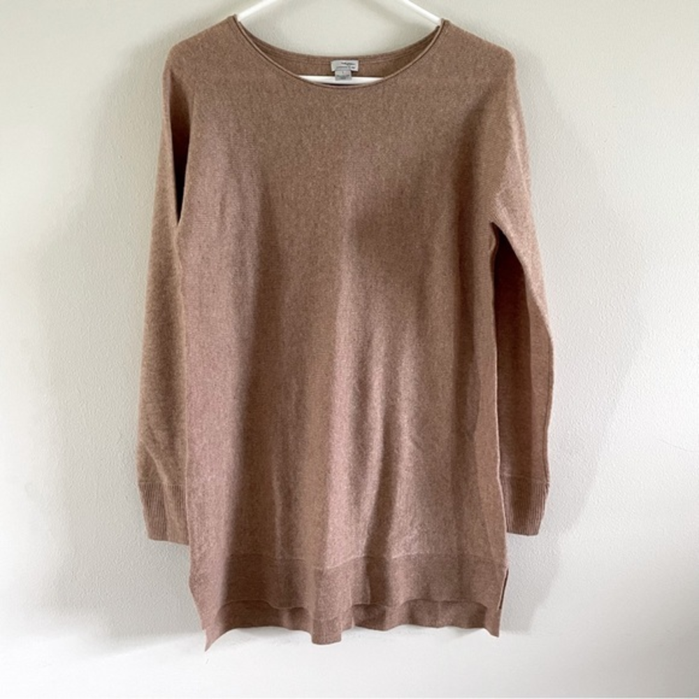 Halogen Wool Cashmere Sweater Size‎ Small Tan Excellent Condition